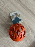 Beeztees Gitterball Hundespielzeug Orange Naturkautschuk