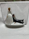 Lustige Tortenfigur Brautpaar Hochzeit Cake Topper Neu