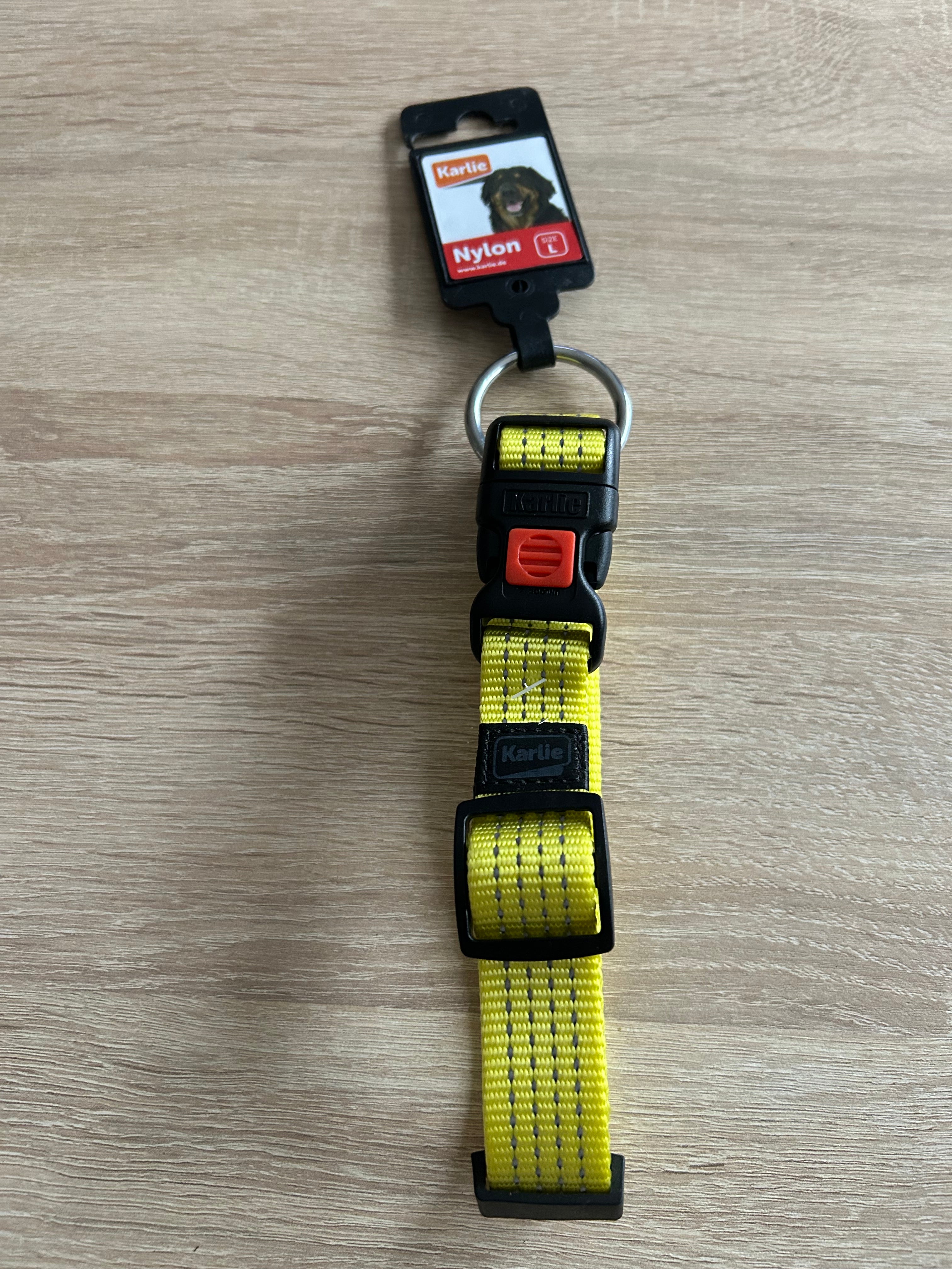 L Karlie Art Sportiv Plus Halsband Reflex Gelb 45-60cm
