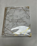 Hochzeitsplaner Marmor Gold Neu Wedding Planner Geschenk