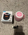 NEU Bluetooth Lautsprecher SH-309 Rosa RGB LED + OVP
