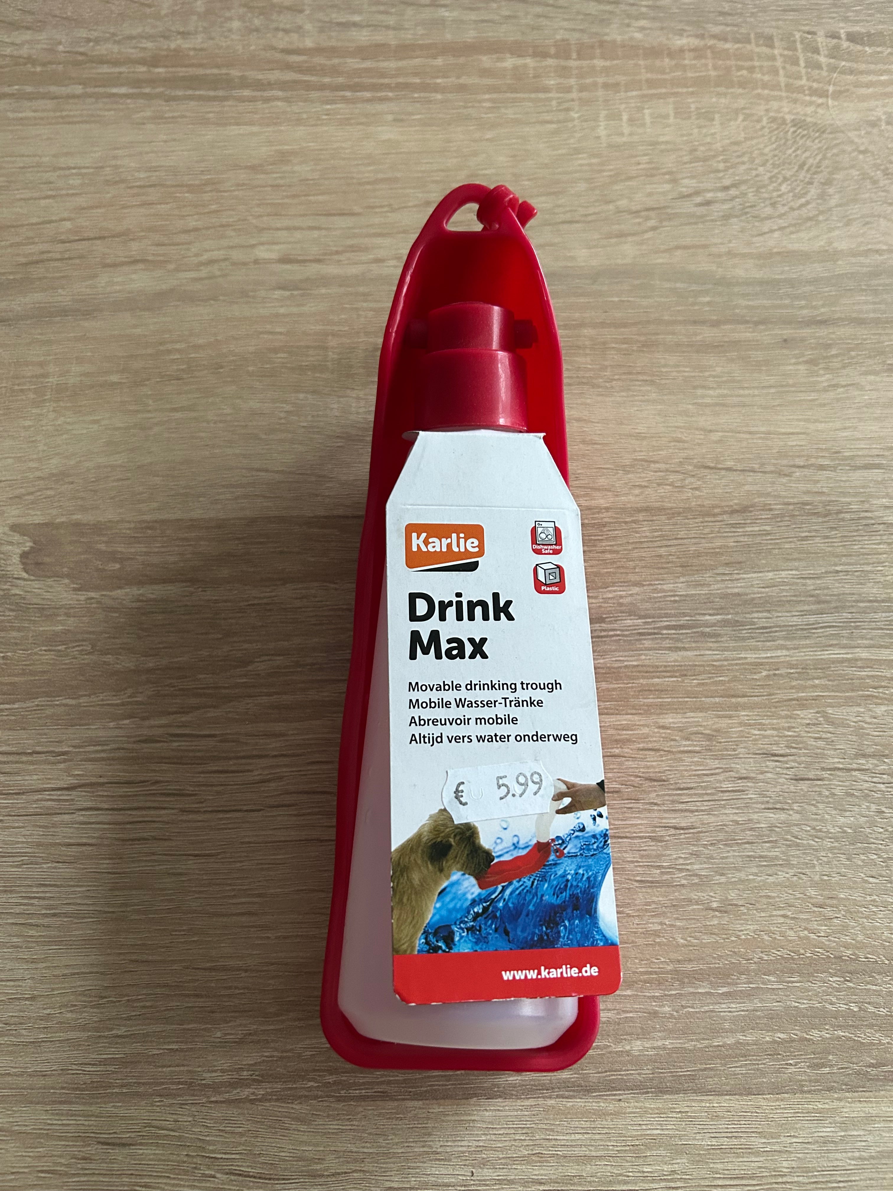 Karlie Drink Max Mobile Wasser Tränke Rot