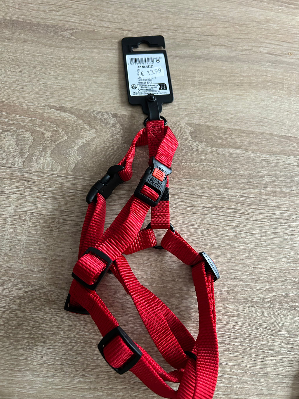 S Karlie Art Sportiv Geschirr Rot S 35-50cm