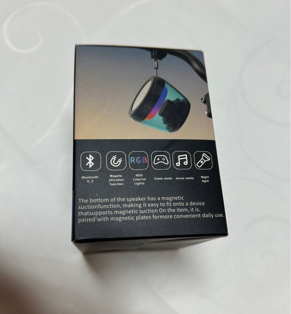 Wireless Magnetic Speaker GY-01 - RGB Bluetooth 5.3