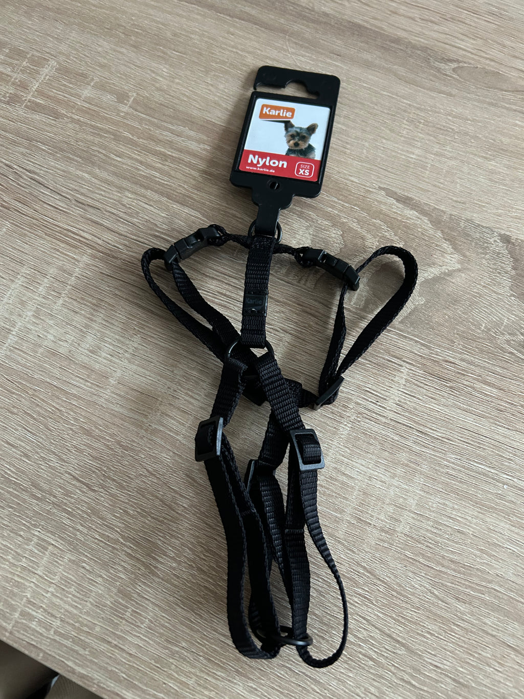 XS Karlie Nylon Geschirr Schwarz