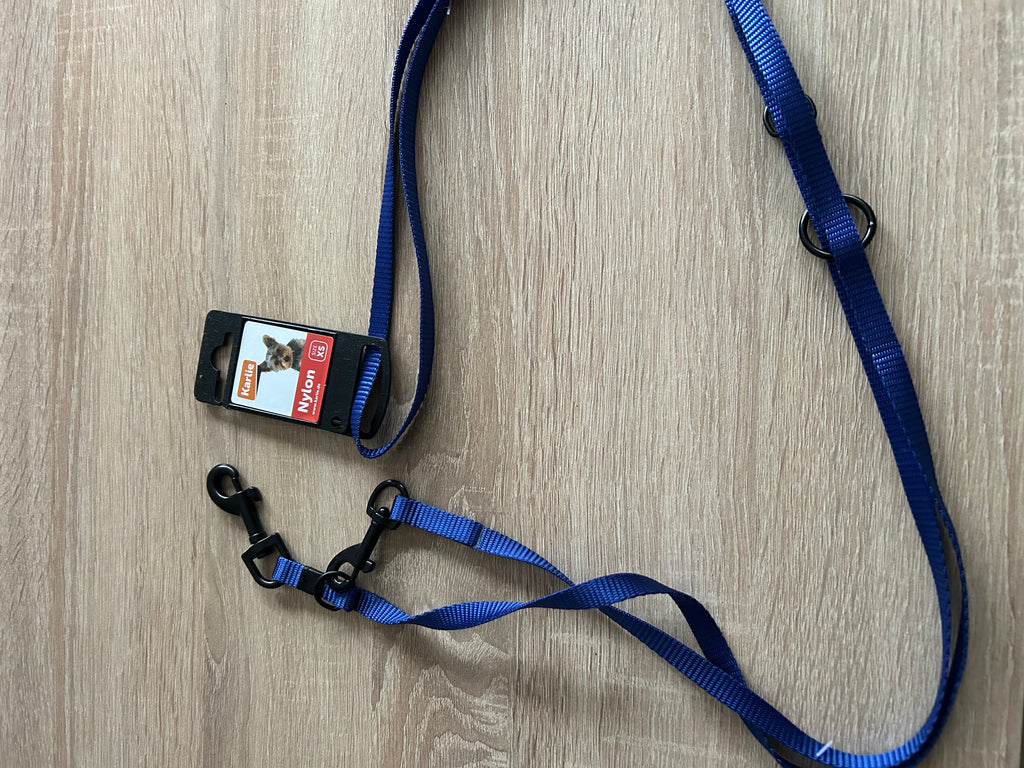 S Karlie Nylon Trainingsleine Blau 200cm Führleine