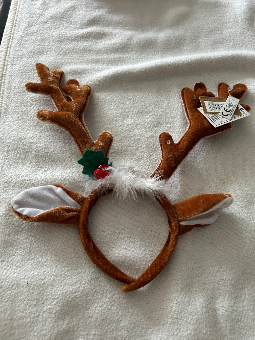 Rentier Haarreif Weihnachten LED leuchtend Geweih NEU