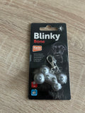 Karlie Blinky Bone LED Sicherheitsblinker Knochen Silber