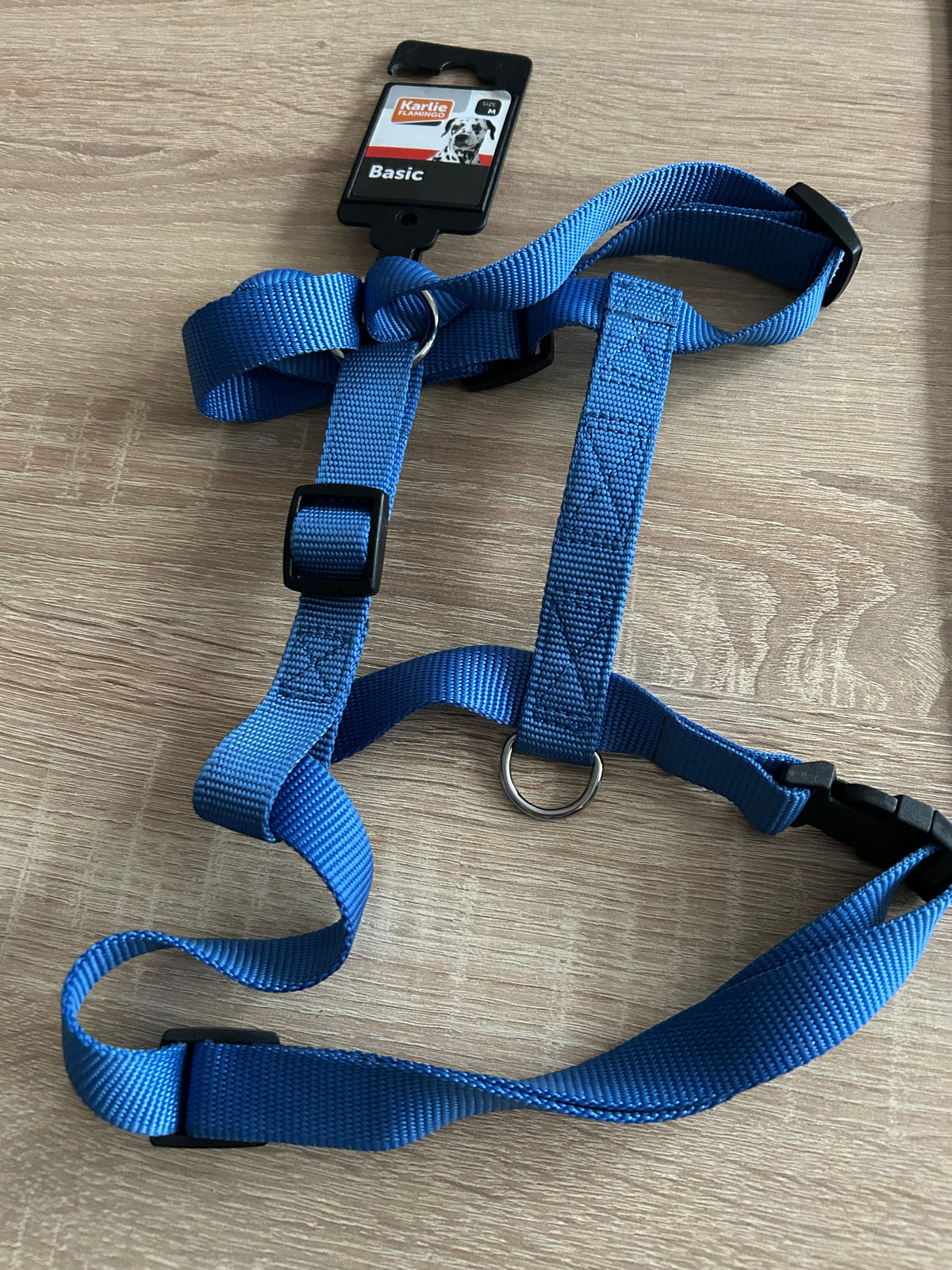 M Karlie Art Sportiv Basic Geschirr Blau 20mm 45-70cm