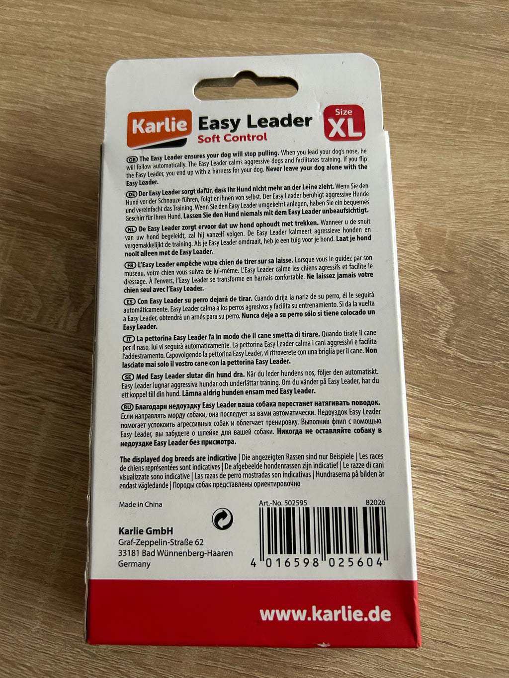 XL Karlie Easy Leader Soft Control Erziehungshalfter