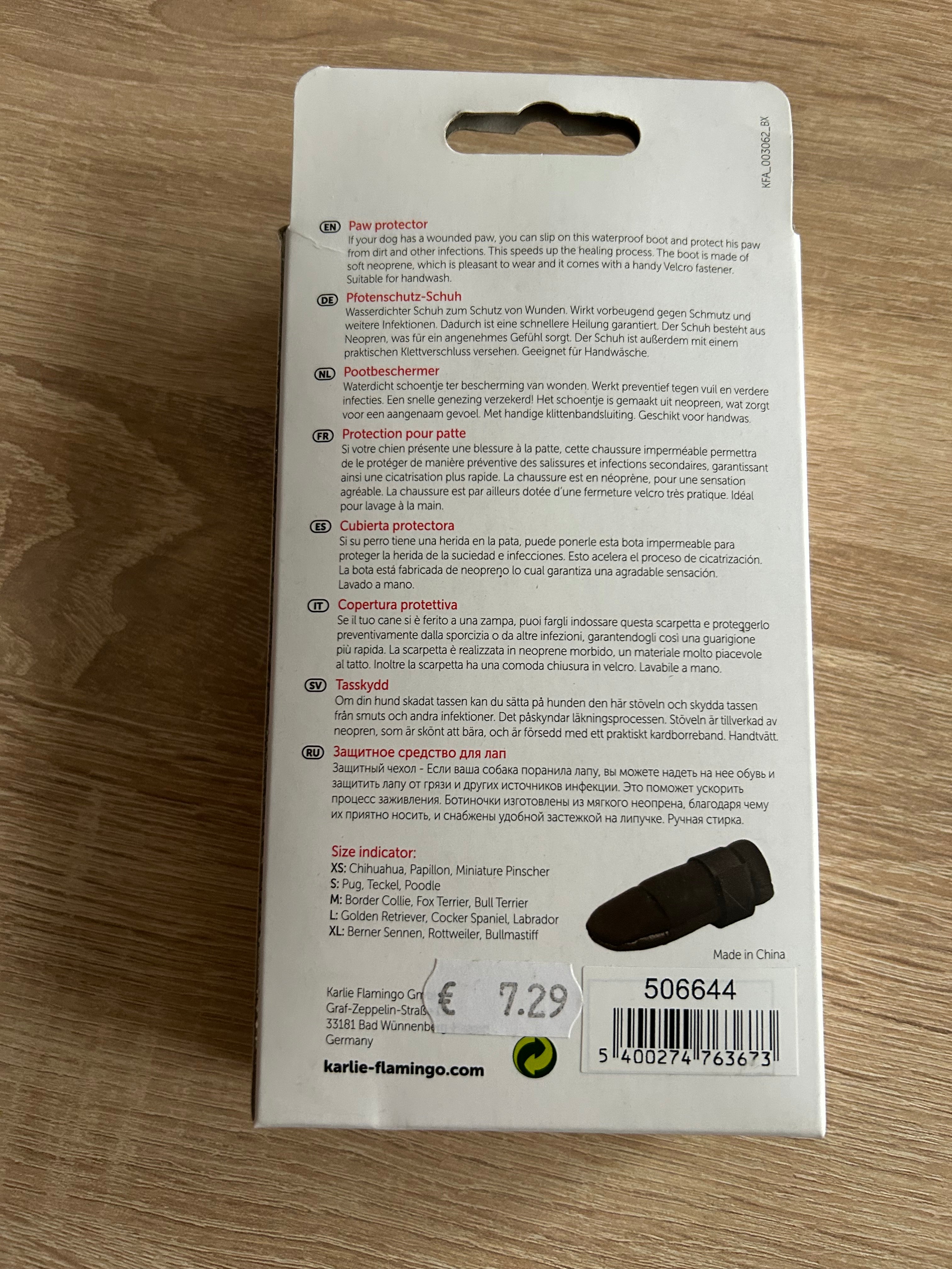 XL Karlie Paw Protector Pfotenschutz Schuh