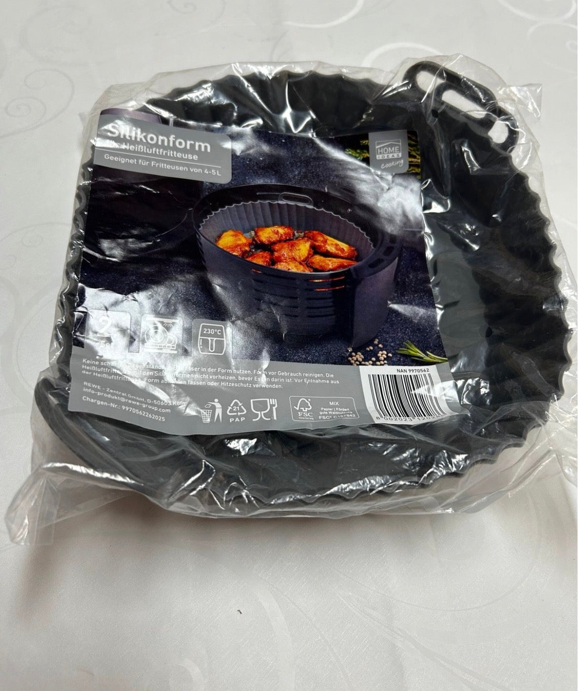 Silikonform für Heißluftfritteuse 4-5L