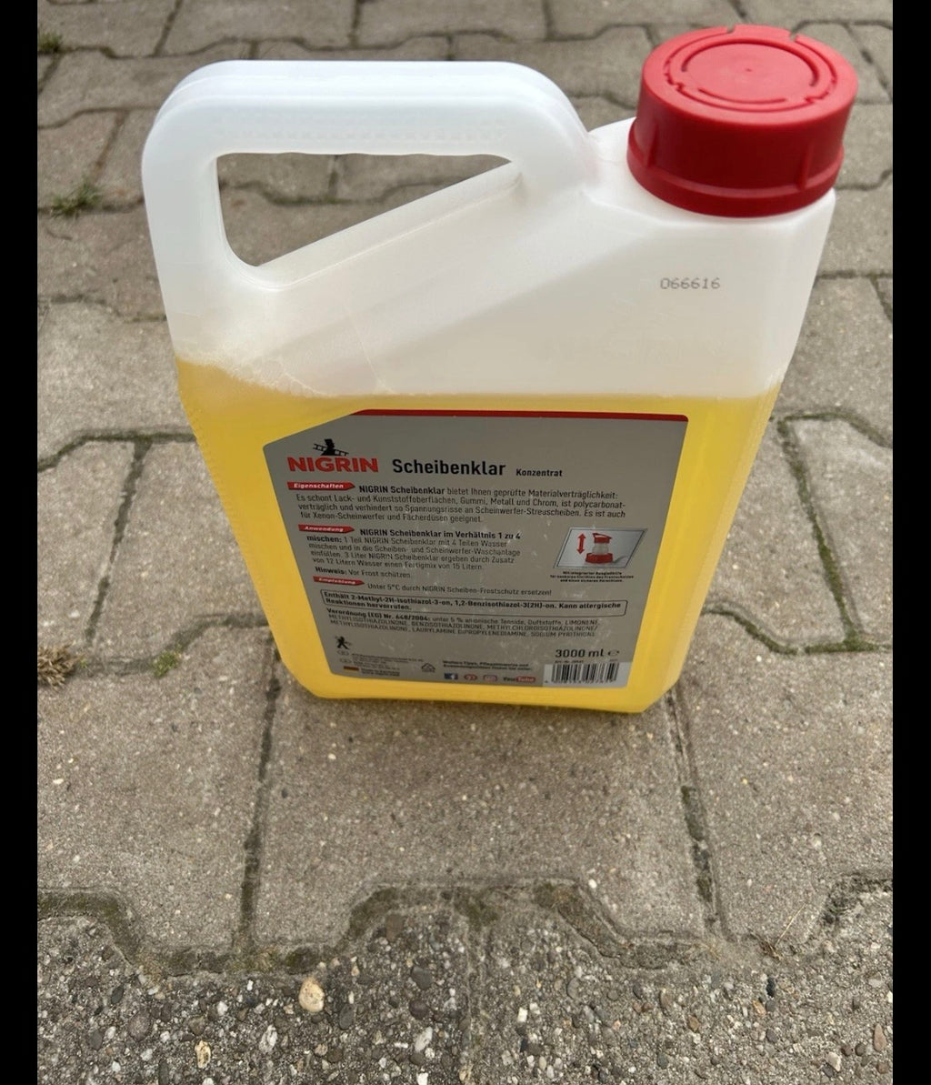 Nigrin Scheibenklar Konzentrat 1:4, 3 Liter Kanister
