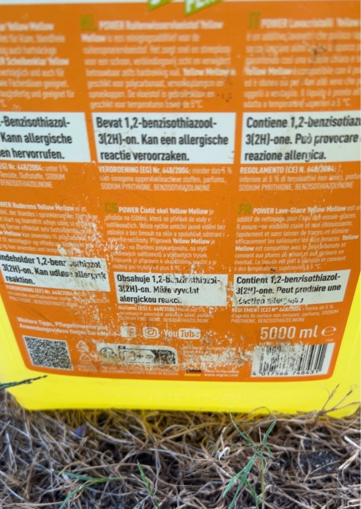 NIGRIN Power Scheibenklar 5L Fertigmix Yellow Mellow NEU