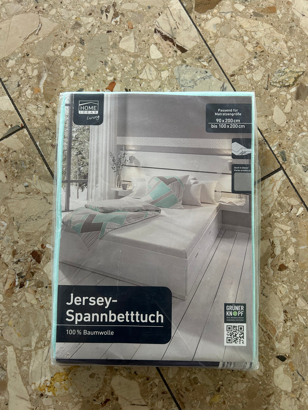Neues Jersey-Spannbetttuch 90x200 bis 100x200cm, 100% Baumwolle