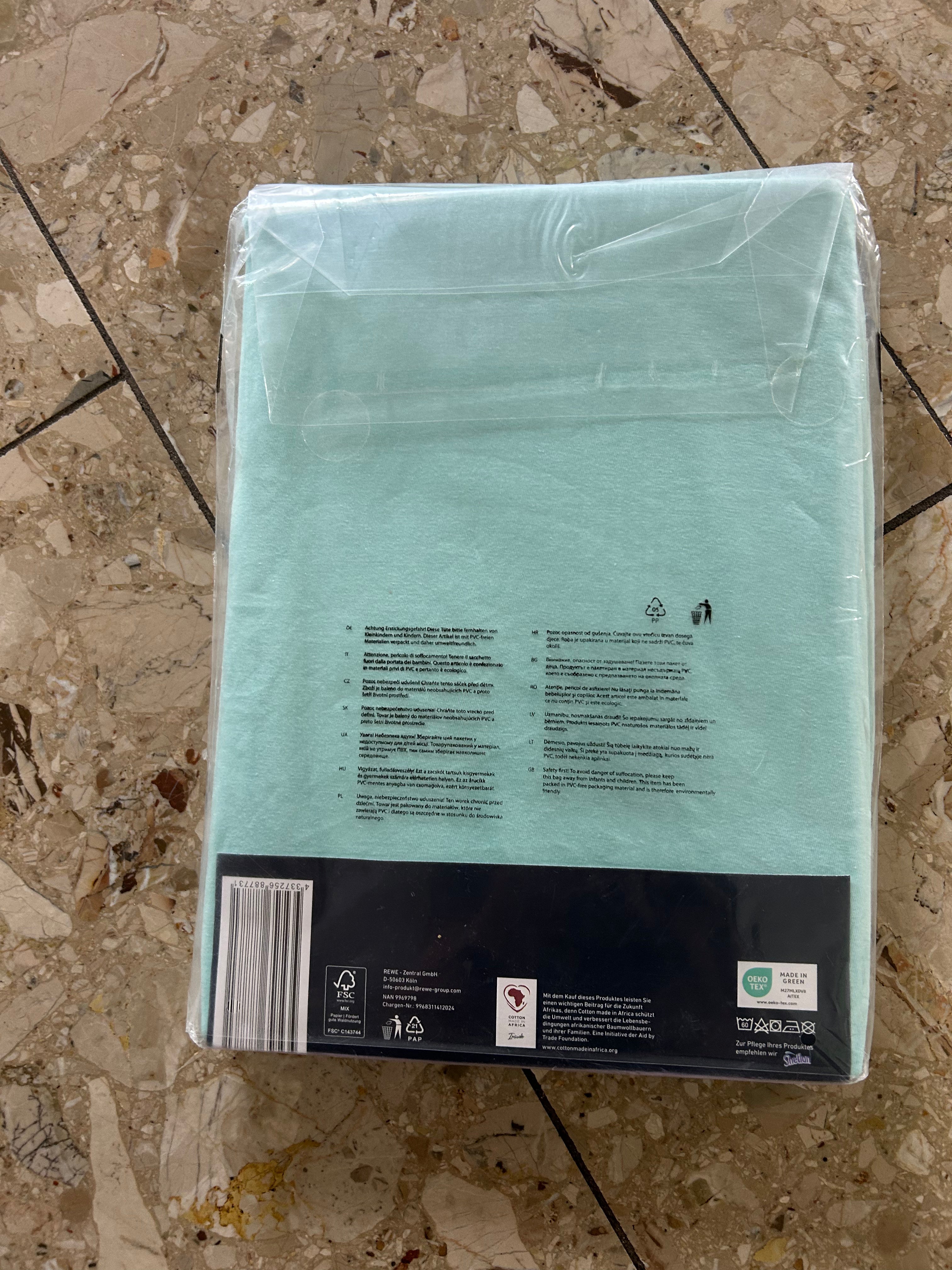 Neues Jersey-Spannbetttuch 90x200 bis 100x200cm, 100% Baumwolle