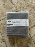 2 Handtücher grau 50x100 cm 100% Baumwolle Neu